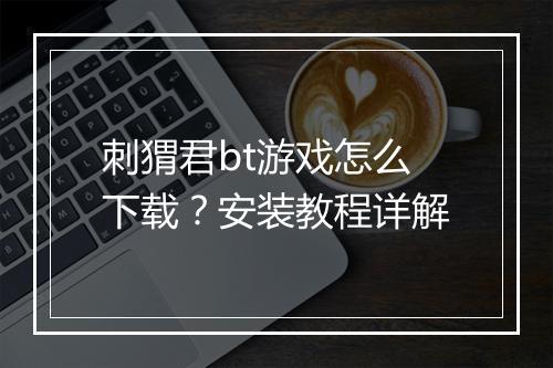 刺猬君bt游戏怎么下载？安装教程详解