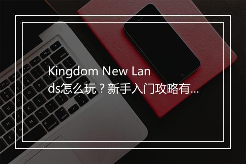 Kingdom New Lands怎么玩?新手入门攻略有哪些?