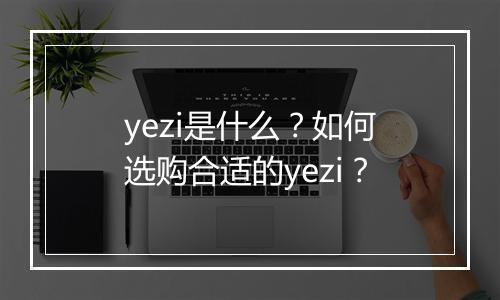 yezi是什么？如何选购合适的yezi？