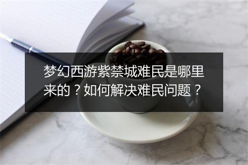梦幻西游紫禁城难民是哪里来的？如何解决难民问题？