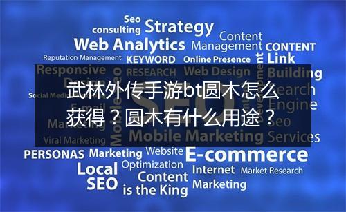 武林外传手游bt圆木怎么获得?圆木有什么用途?