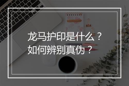 龙马护印是什么?如何辨别真伪?