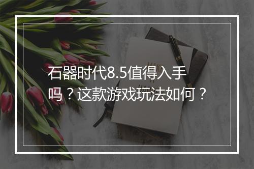 石器时代8.5值得入手吗?这款游戏玩法如何?