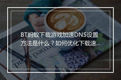 BT蚂蚁下载游戏加速DNS设置方法是什么?如何优化下载速度?