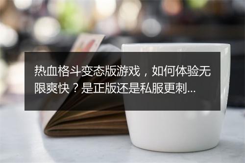 热血格斗变态版游戏,如何体验无限爽快?是正版还是私服更刺激?