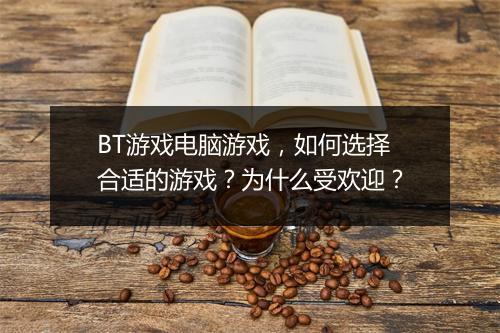 BT游戏电脑游戏,如何选择合适的游戏?为什么受欢迎?