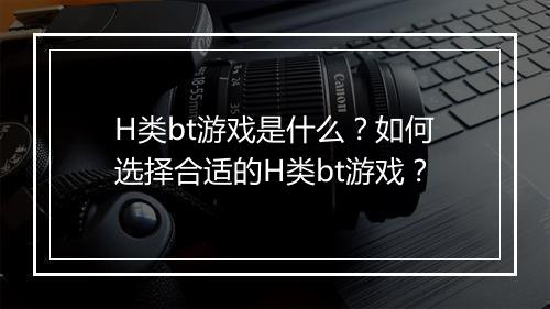 H类bt游戏是什么？如何选择合适的H类bt游戏？
