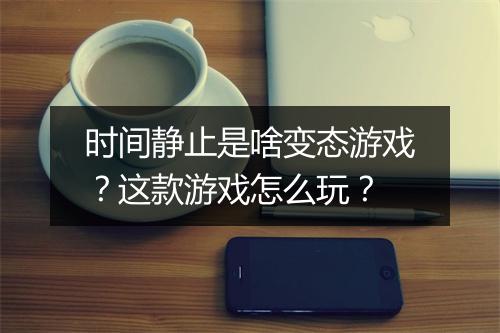 时间静止是啥变态游戏?这款游戏怎么玩?