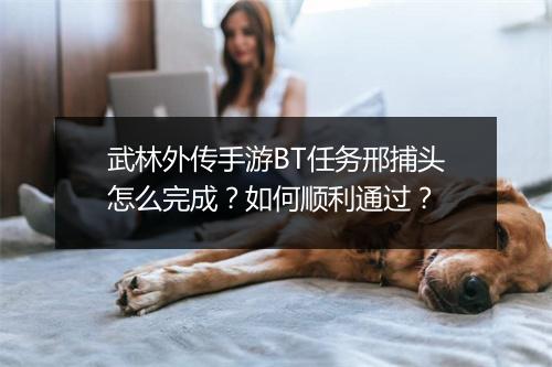 武林外传手游BT任务邢捕头怎么完成？如何顺利通过？