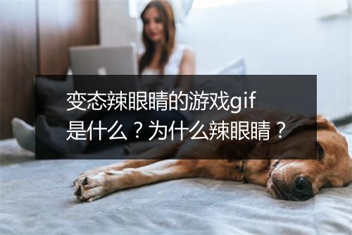 变态辣眼睛的游戏gif是什么?为什么辣眼睛?