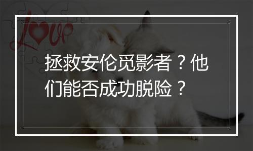拯救安伦觅影者?他们能否成功脱险?