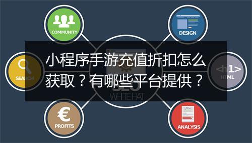 小程序手游充值折扣怎么获取?有哪些平台提供?