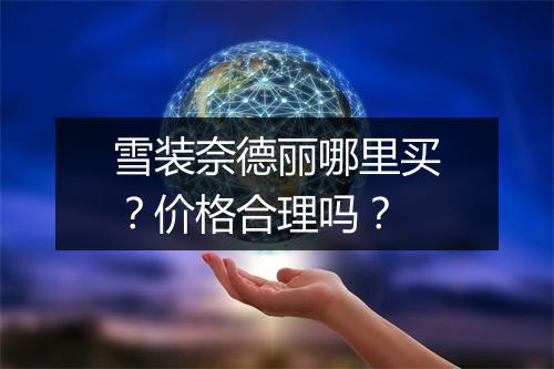 雪装奈德丽哪里买？价格合理吗？