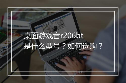 桌面游戏音r206bt是什么型号?如何选购?