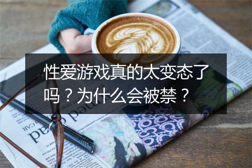 性爱游戏真的太变态了吗?为什么会被禁?