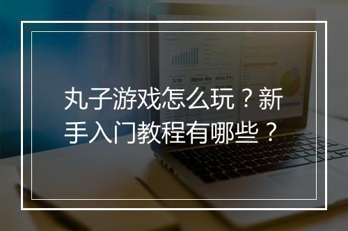 丸子游戏怎么玩?新手入门教程有哪些?