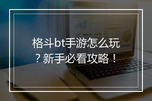格斗bt手游怎么玩？新手必看攻略！