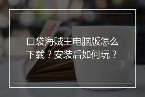 口袋海贼王电脑版怎么下载？安装后如何玩？