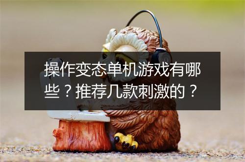 操作变态单机游戏有哪些？推荐几款刺激的？