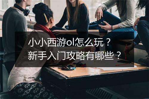 小小西游ol怎么玩？新手入门攻略有哪些？