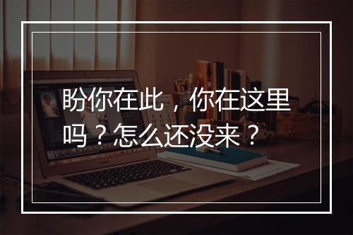 盼你在此，你在这里吗？怎么还没来？