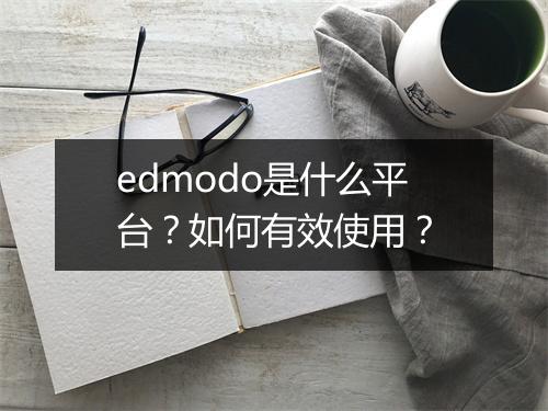 edmodo是什么平台？如何有效使用？