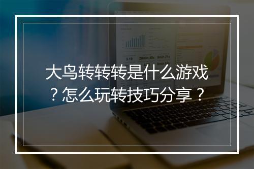 大鸟转转转是什么游戏？怎么玩转技巧分享？