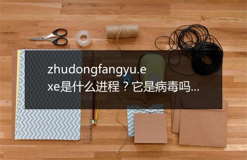zhudongfangyu.exe是什么进程?它是病毒吗?