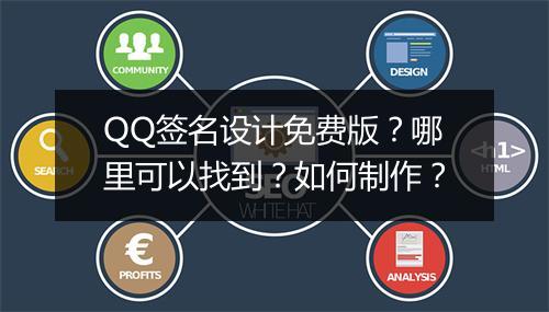 QQ签名设计免费版?哪里可以找到?如何制作?