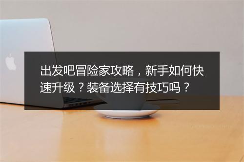 出发吧冒险家攻略,新手如何快速升级?装备选择有技巧吗?