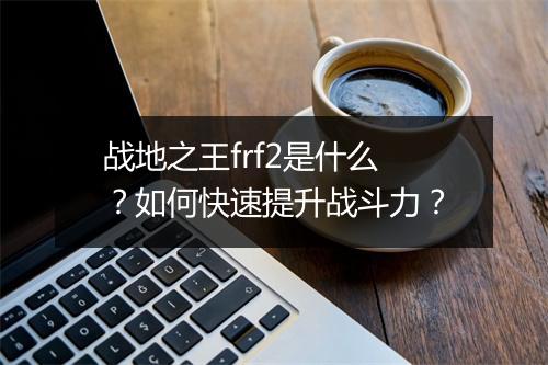 战地之王frf2是什么？如何快速提升战斗力？