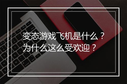 变态游戏飞机是什么？为什么这么受欢迎？