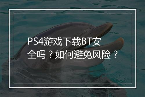 PS4游戏下载BT安全吗?如何避免风险?