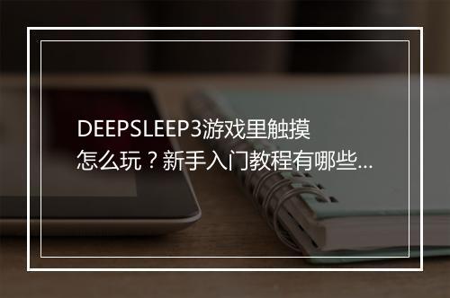 DEEPSLEEP3游戏里触摸怎么玩?新手入门教程有哪些?