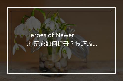 Heroes of Newerth 玩家如何提升?技巧攻略分享?