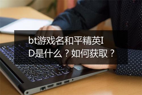 bt游戏名和平精英ID是什么？如何获取？