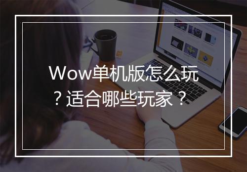 Wow单机版怎么玩?适合哪些玩家?