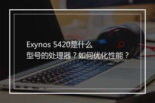 Exynos 5420是什么型号的处理器?如何优化性能?