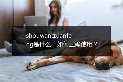 shouwangxianfeng是什么?如何正确使用?