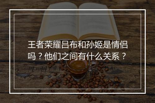 王者荣耀吕布和孙姬是情侣吗？他们之间有什么关系？