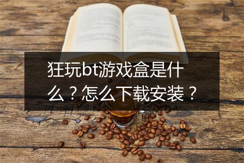 狂玩bt游戏盒是什么?怎么下载安装?