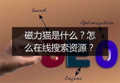 磁力猫是什么?怎么在线搜索资源?