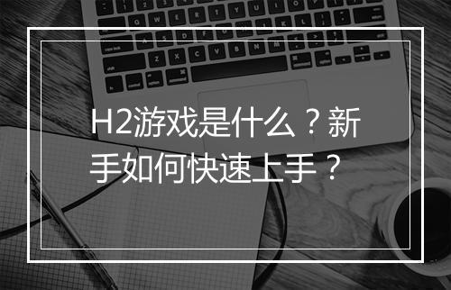 H2游戏是什么?新手如何快速上手?