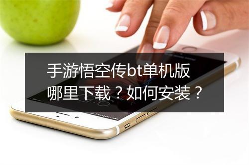 手游悟空传bt单机版哪里下载?如何安装?
