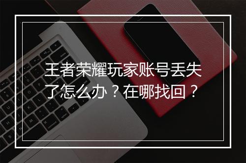 王者荣耀玩家账号丢失了怎么办？在哪找回？