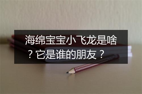 海绵宝宝小飞龙是啥?它是谁的朋友?