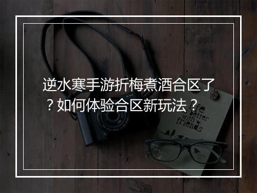 逆水寒手游折梅煮酒合区了？如何体验合区新玩法？