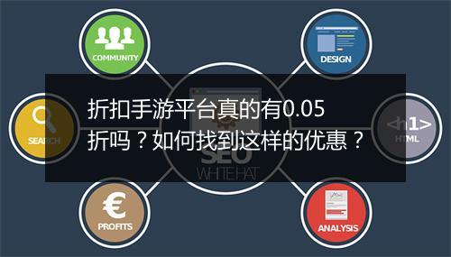 折扣手游平台真的有0.05折吗?如何找到这样的优惠?