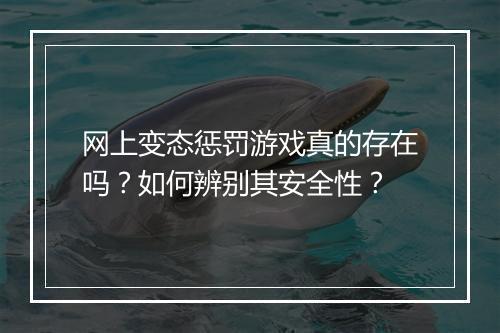 网上变态惩罚游戏真的存在吗?如何辨别其安全性?