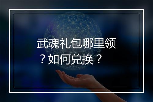 武魂礼包哪里领？如何兑换？